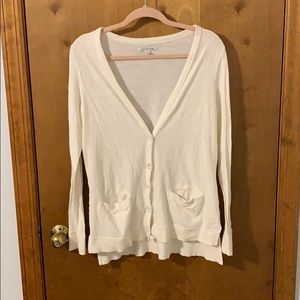 Large White American Eagle Cardigan